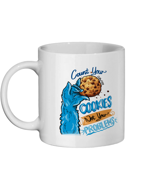 Cookie Monster Mug - Count Your Cookies Not Your Problems