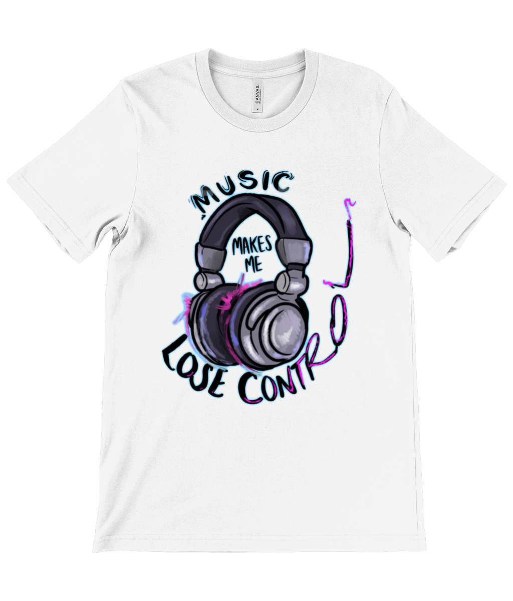 Music Makes Me Lose Control T-shirt