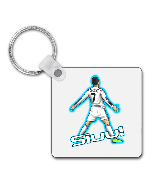 Cristiano Ronaldo Siuu Keyring