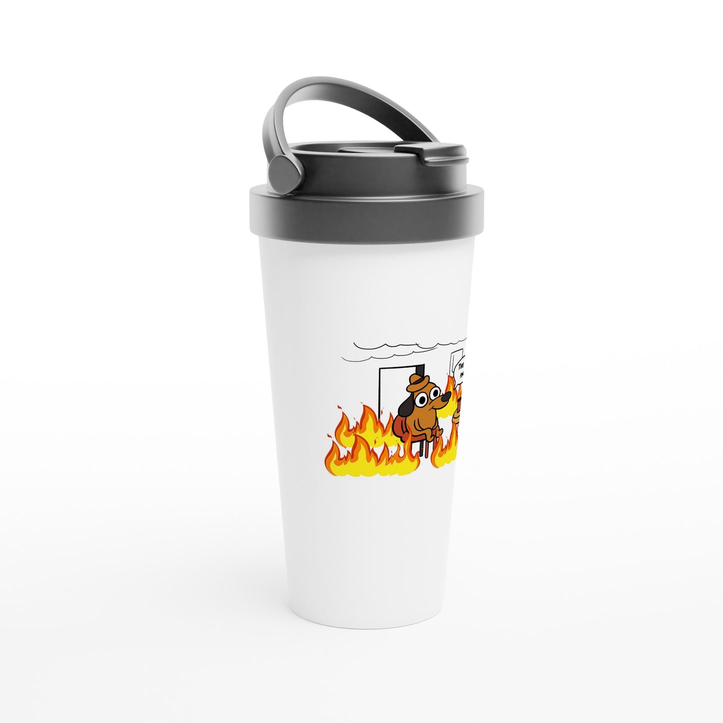 This is Fine 15oz Stainless Steel Travel Mug