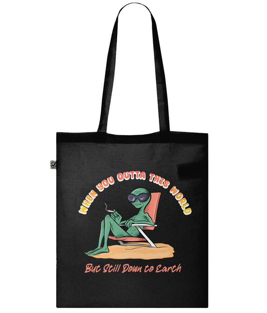 Alien Out of this World Tote Bag