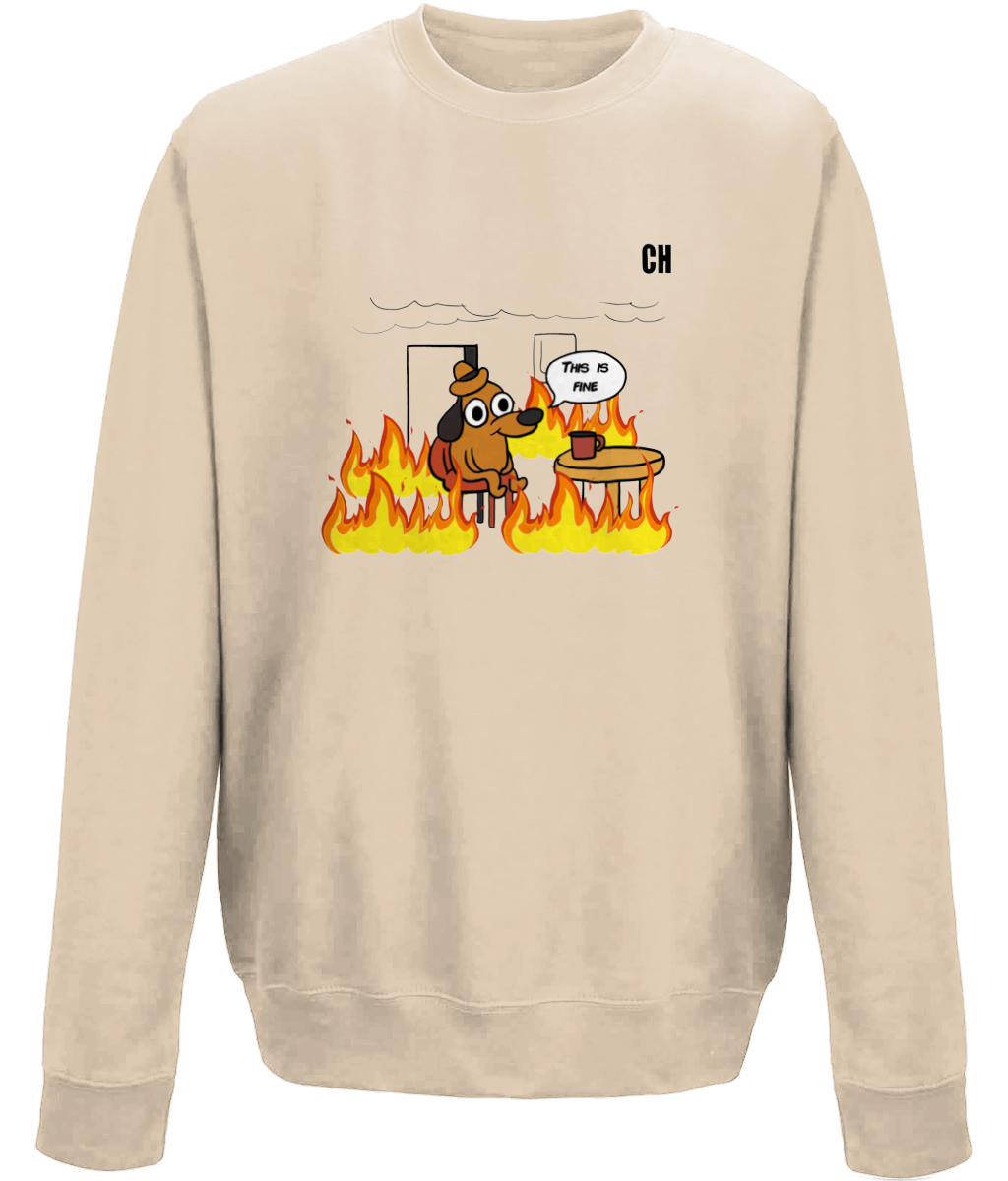 Everything is Fine Meme Sweatshirt