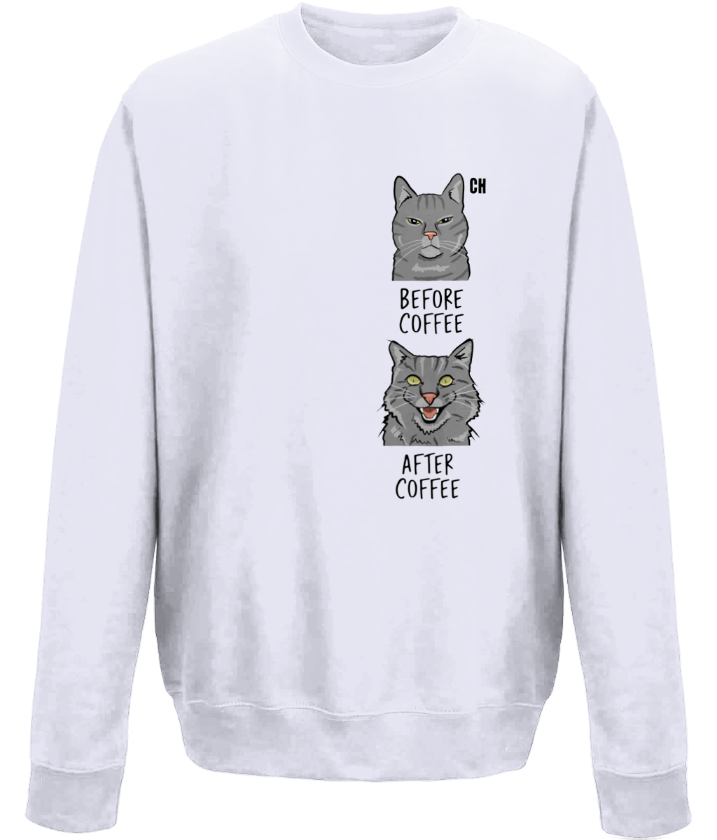 Coffee Cat Meme Sweatshirt