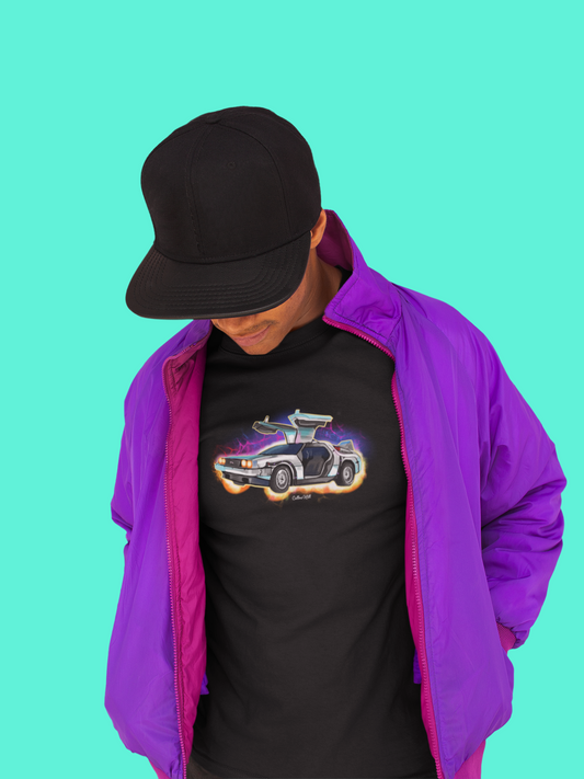 Delorean t-shirt back to the future 