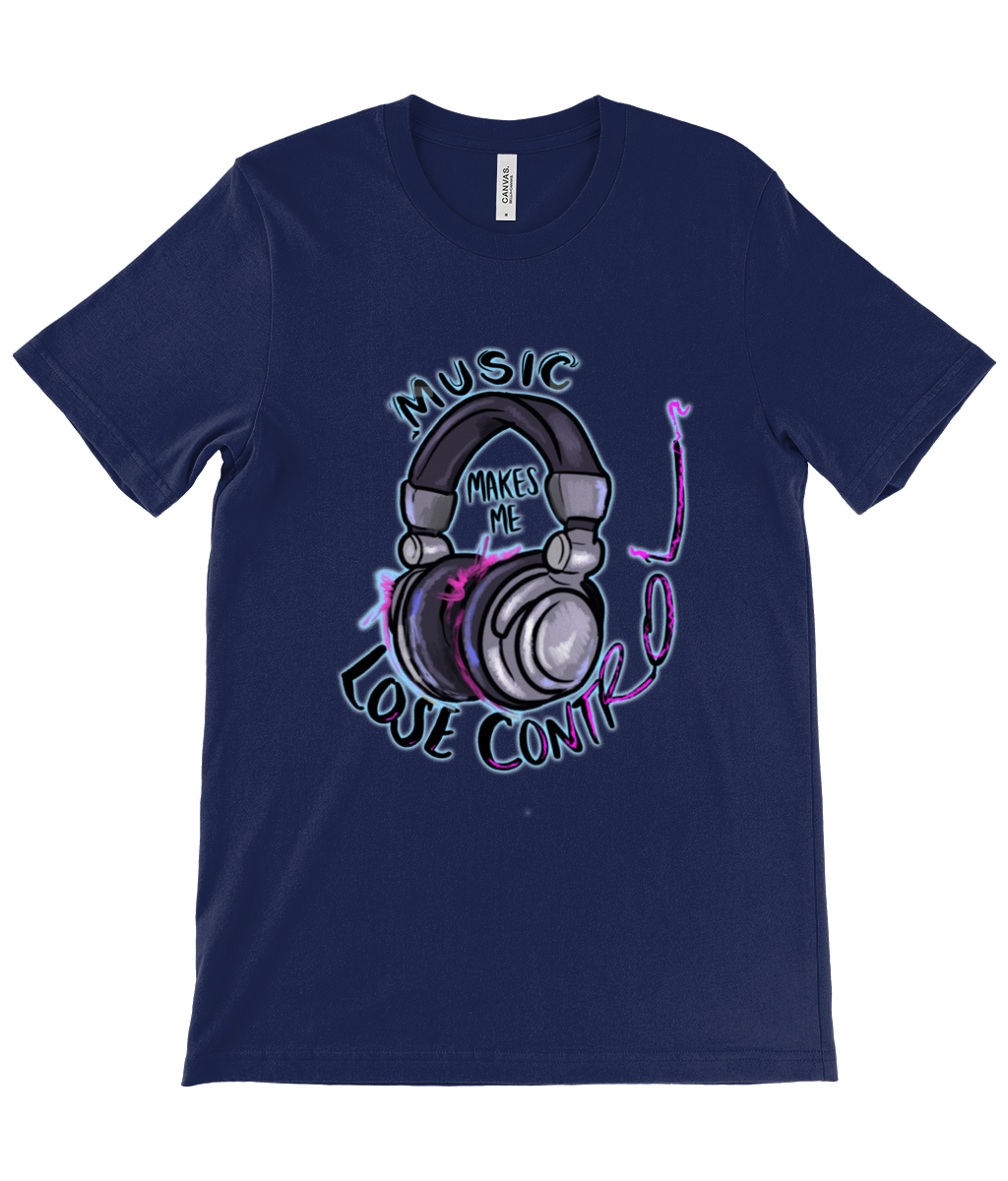 Music Makes Me Lose Control T-shirt