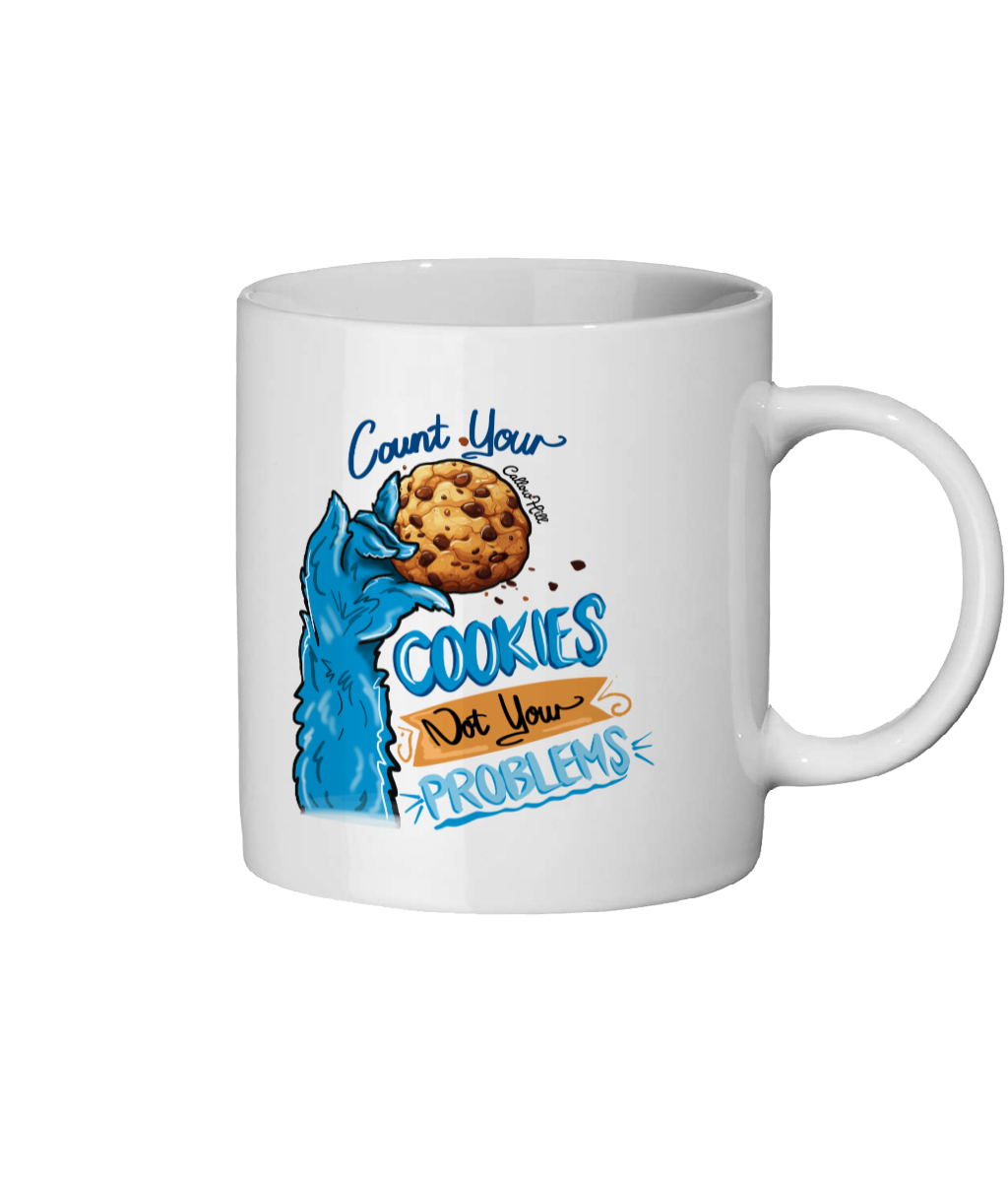 Cookie Monster Mug - Count Your Cookies Not Your Problems