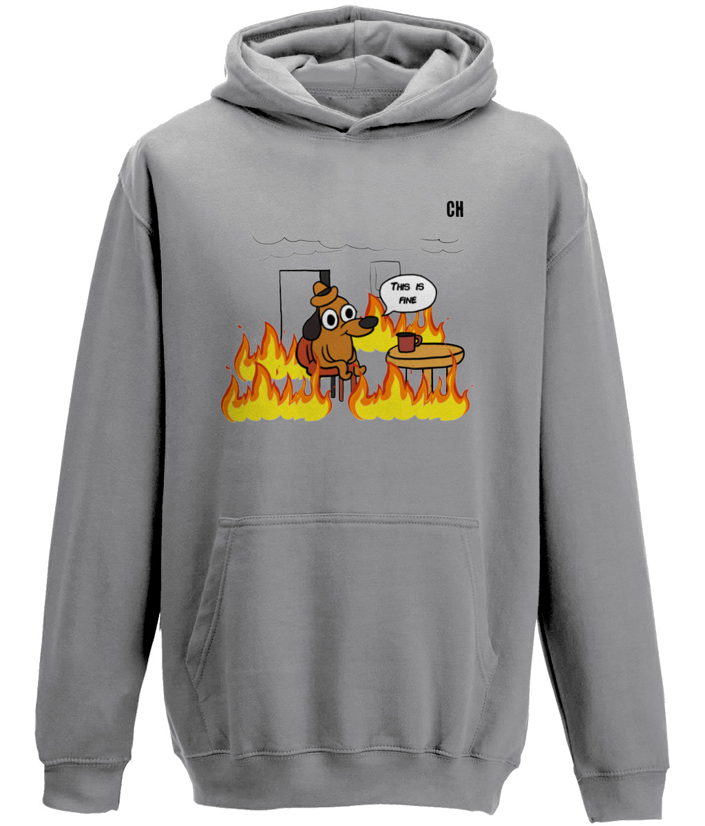 Everything is fine Meme Hoodie