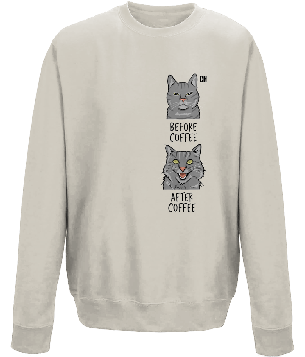 Coffee Cat Meme Sweatshirt