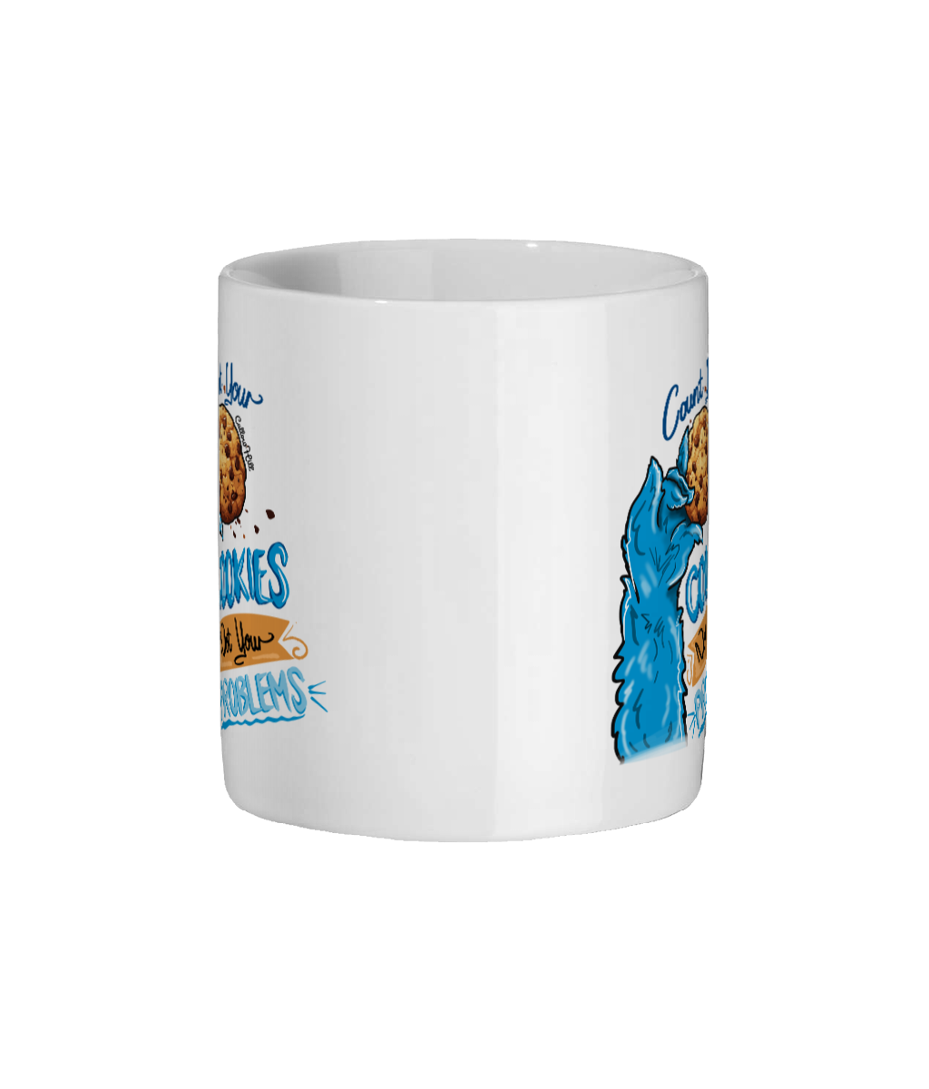 Cookie Monster Mug - Count Your Cookies Not Your Problems