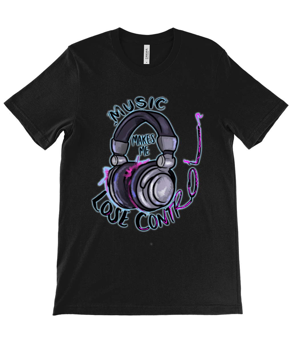 Music Makes Me Lose Control T-shirt