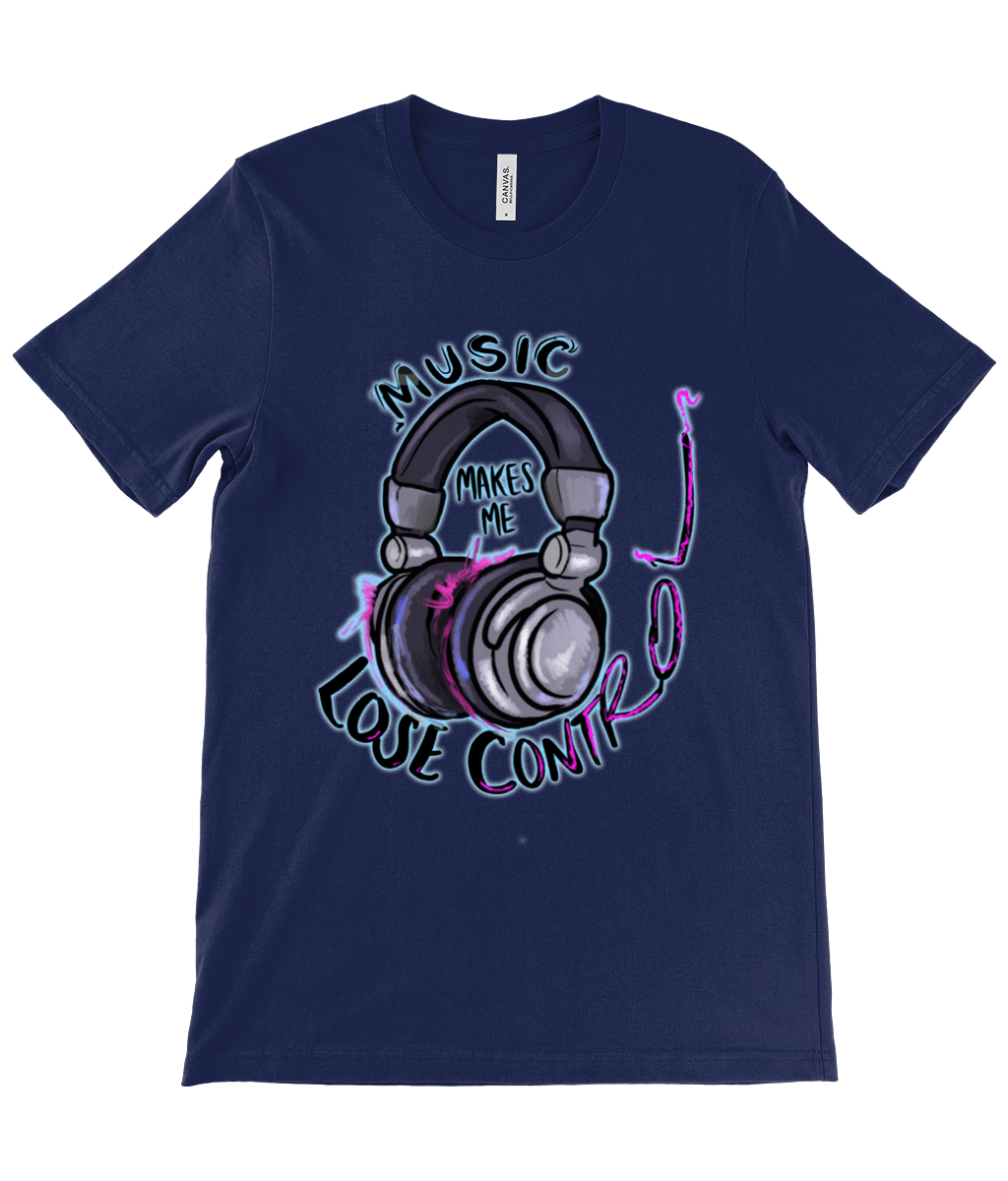 Music Makes Me Lose Control T-shirt