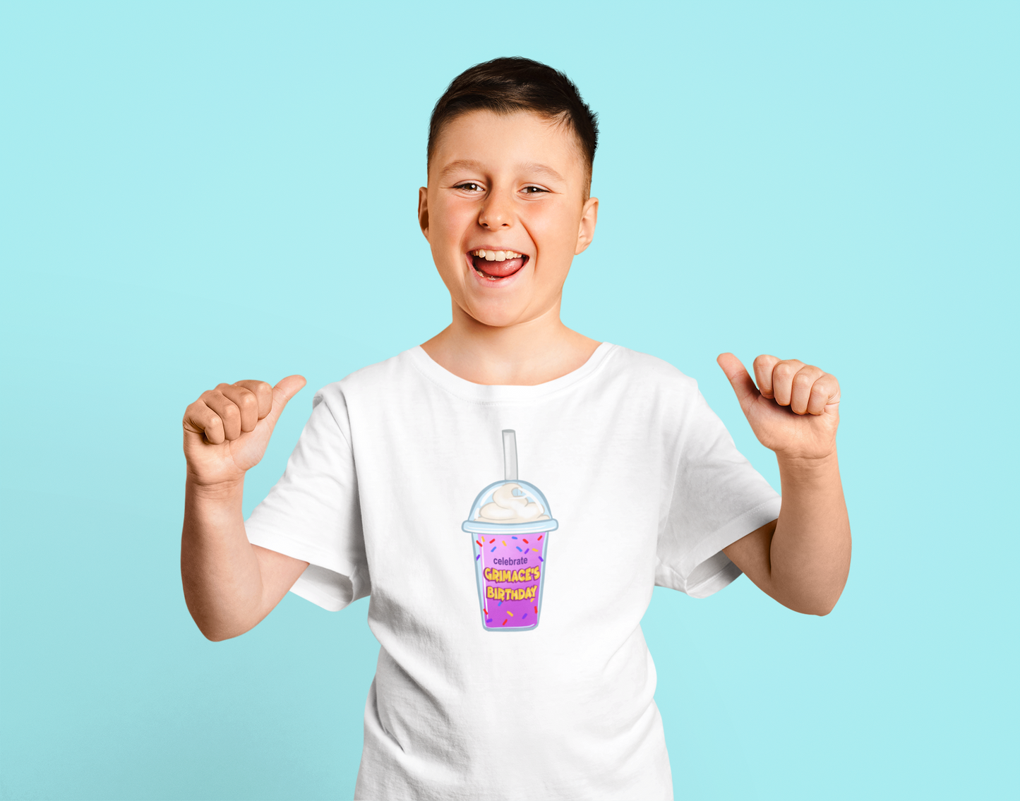 Grimace Milkshake Kids t-shirt