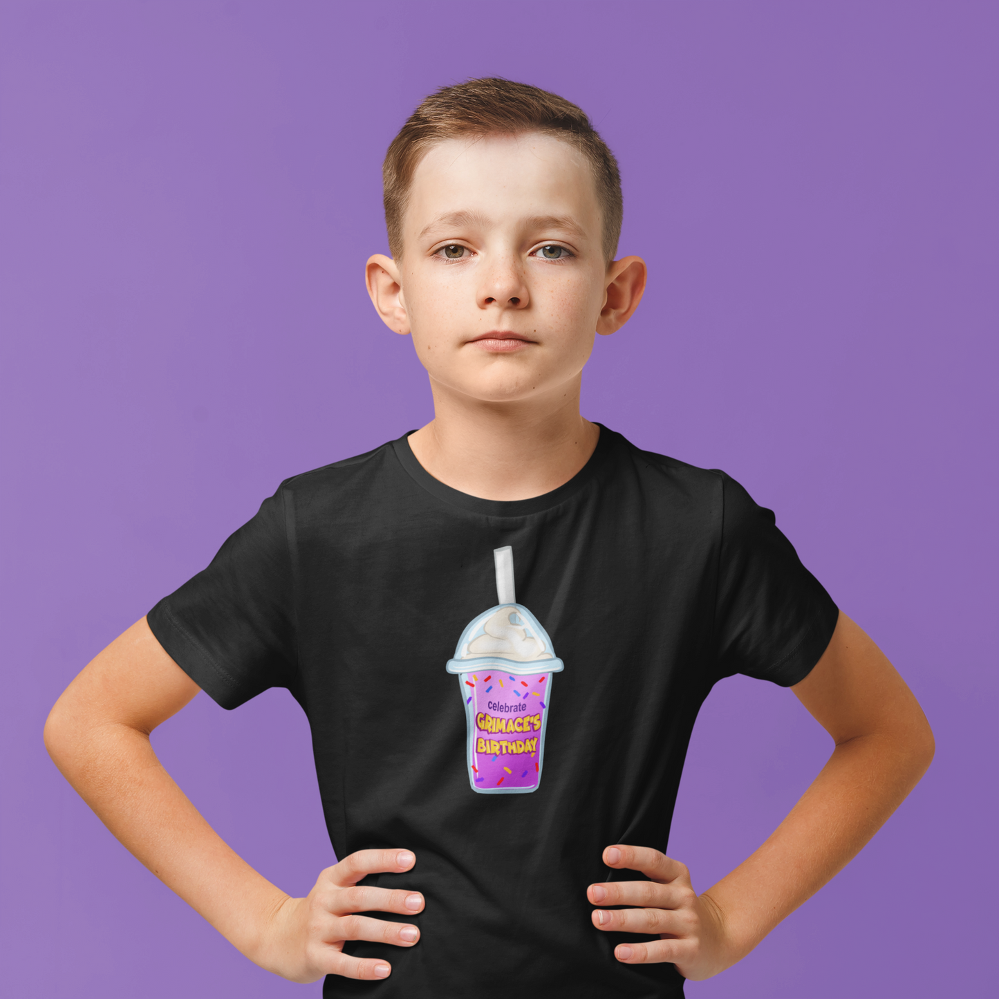 Grimace Milkshake Kids t-shirt